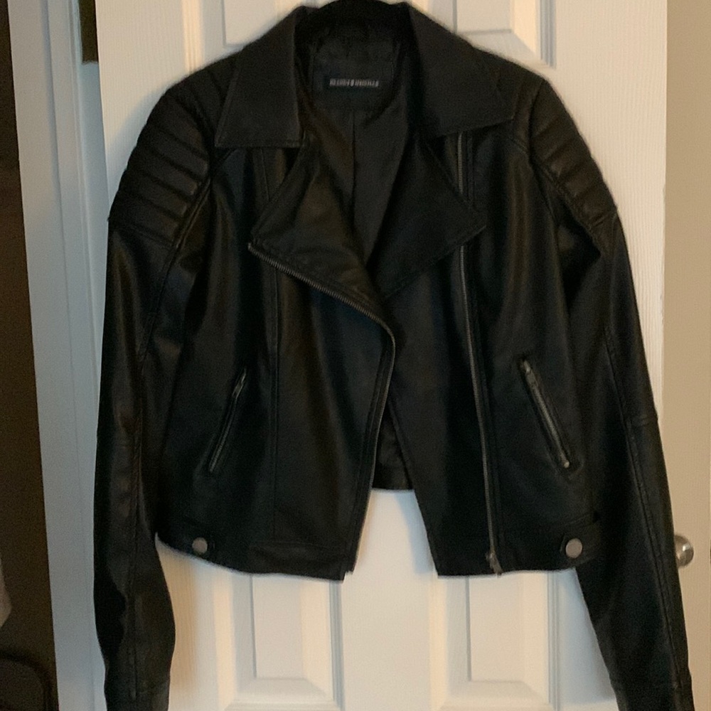 Brandy Melville Sunny Faux Leather Jacket